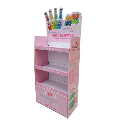 Pap Counter Paper Display med to hylder